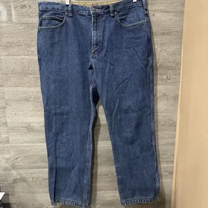 Duluth Trading Co Flex Ballroom Jeans Men's Size 40x30 100% Cotton Dark Wash